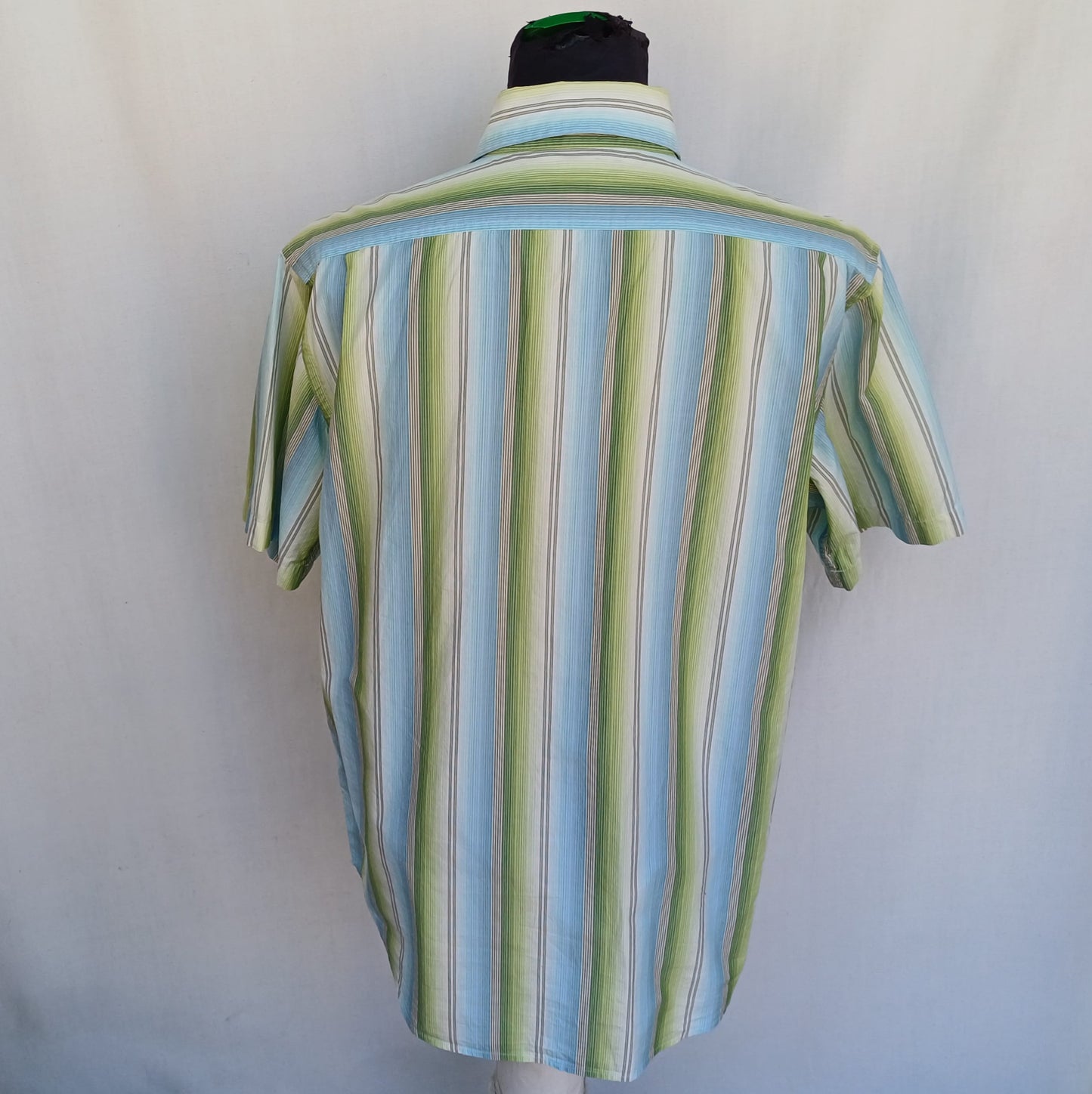 Banana Republic Cotton Striped Button-Up Shirt Mens M