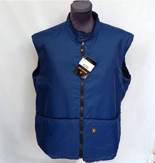 New With Tags 80s Guy Cotten Fleece Lined Vest Marine Gilet Mens XL