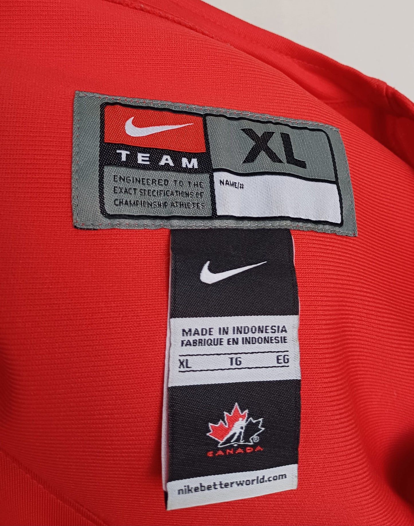 Canada 2014 Winter Olympic Team Nike Hockey Jersey Mens XL