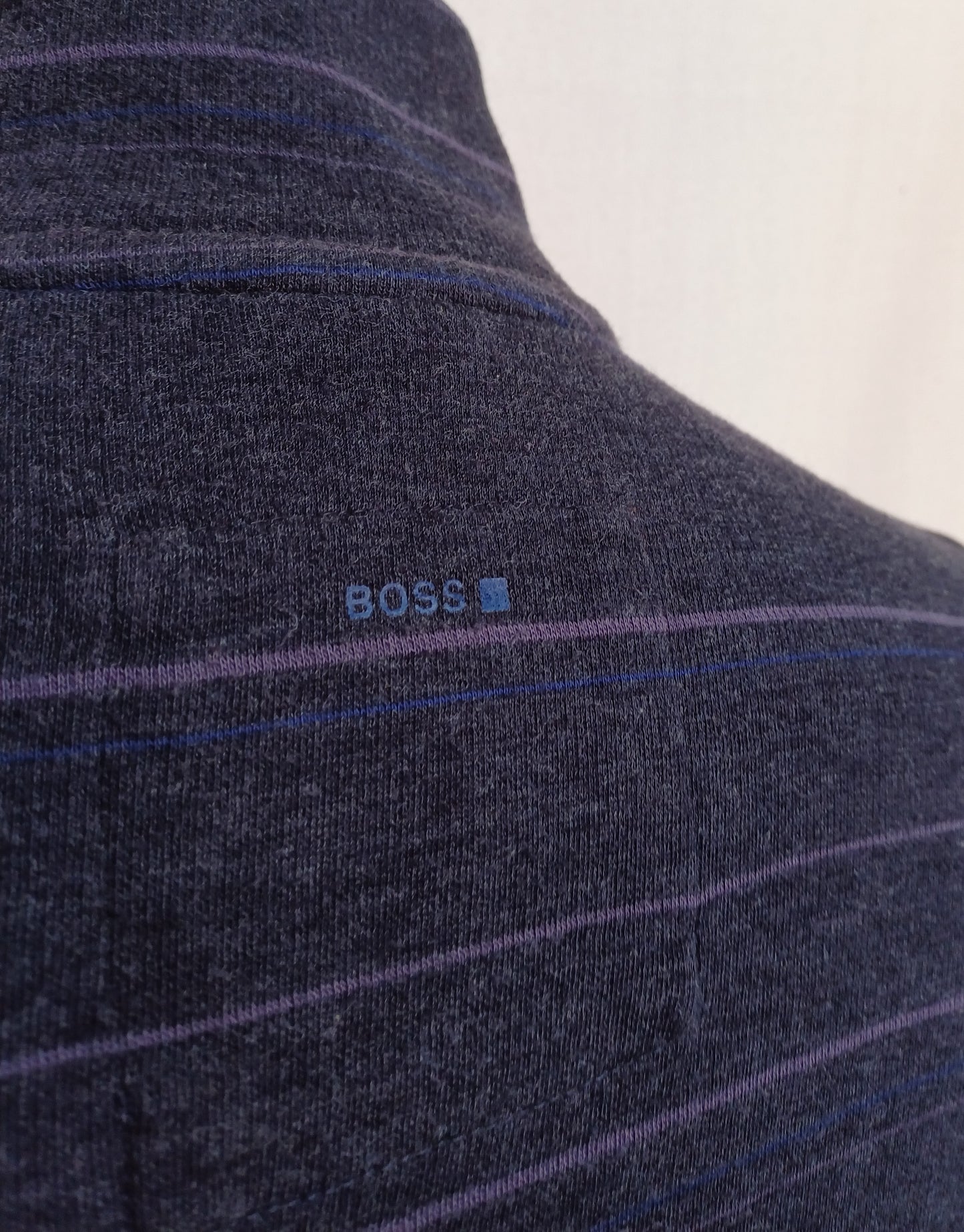 Hugo Boss Orange Cotton Zip Sweater Mens S