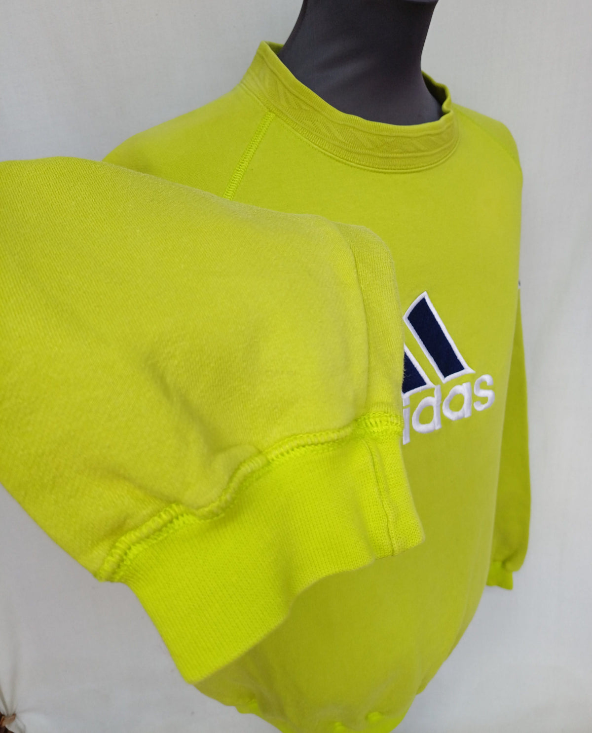 Vintage 90s Adidas Equipment Big Logo Crew Neck Sweatshirt Mens L