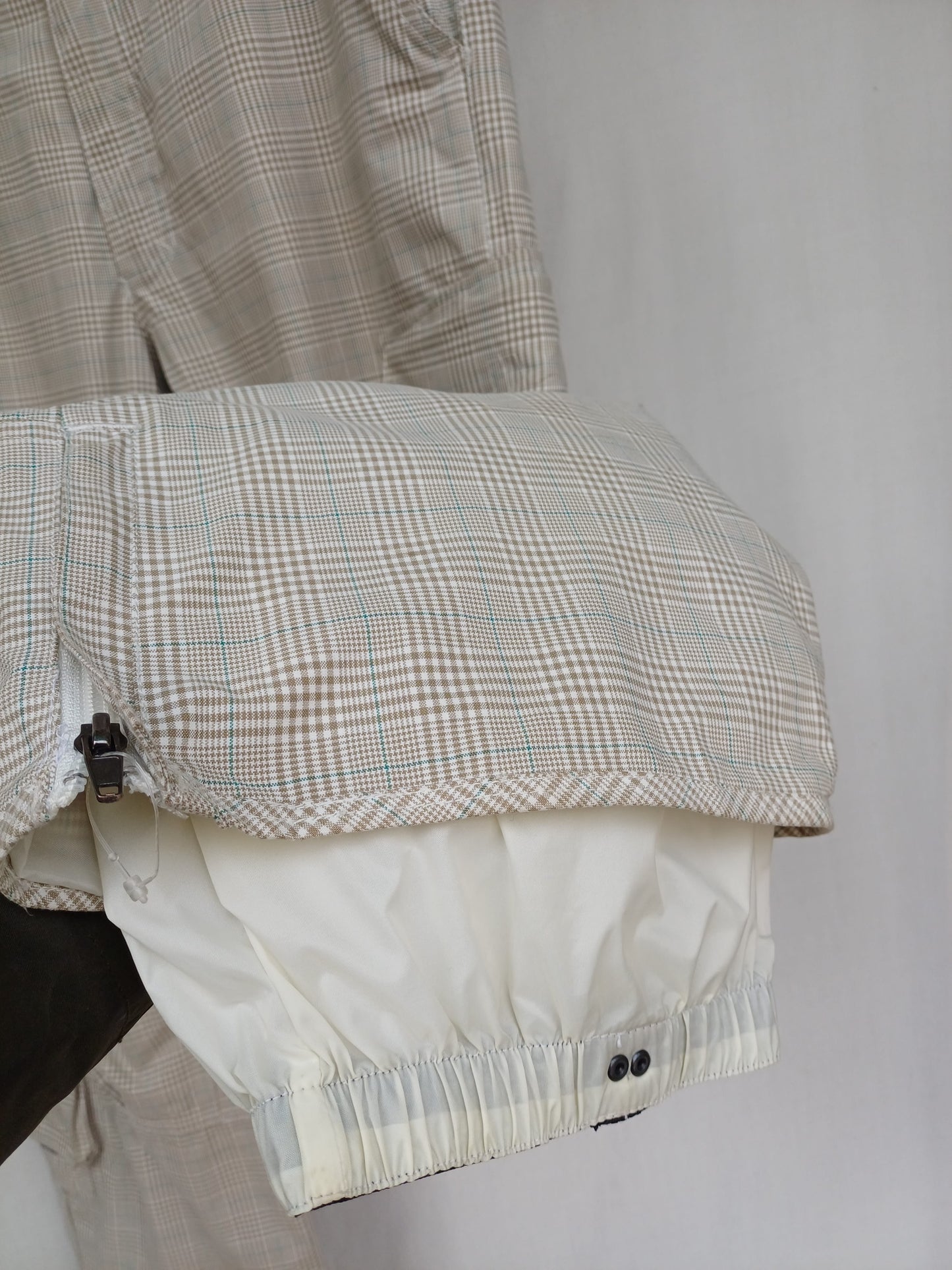 Burton Plaid Snowboard Ski Pants Mens L Oversized