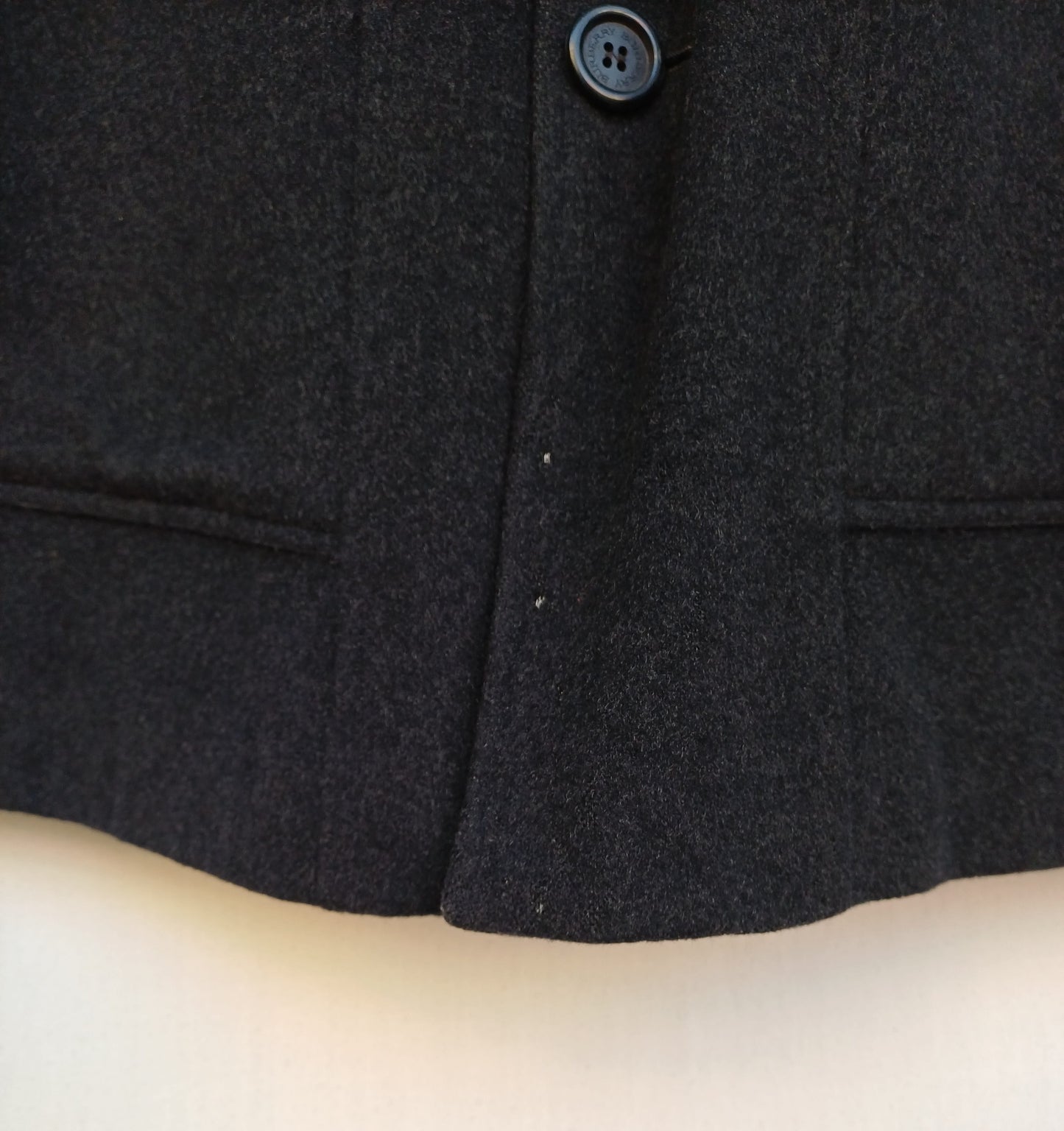 Burberry London Nova Check Lining Merino Wool Coat Overcoat Size 3/Mens S