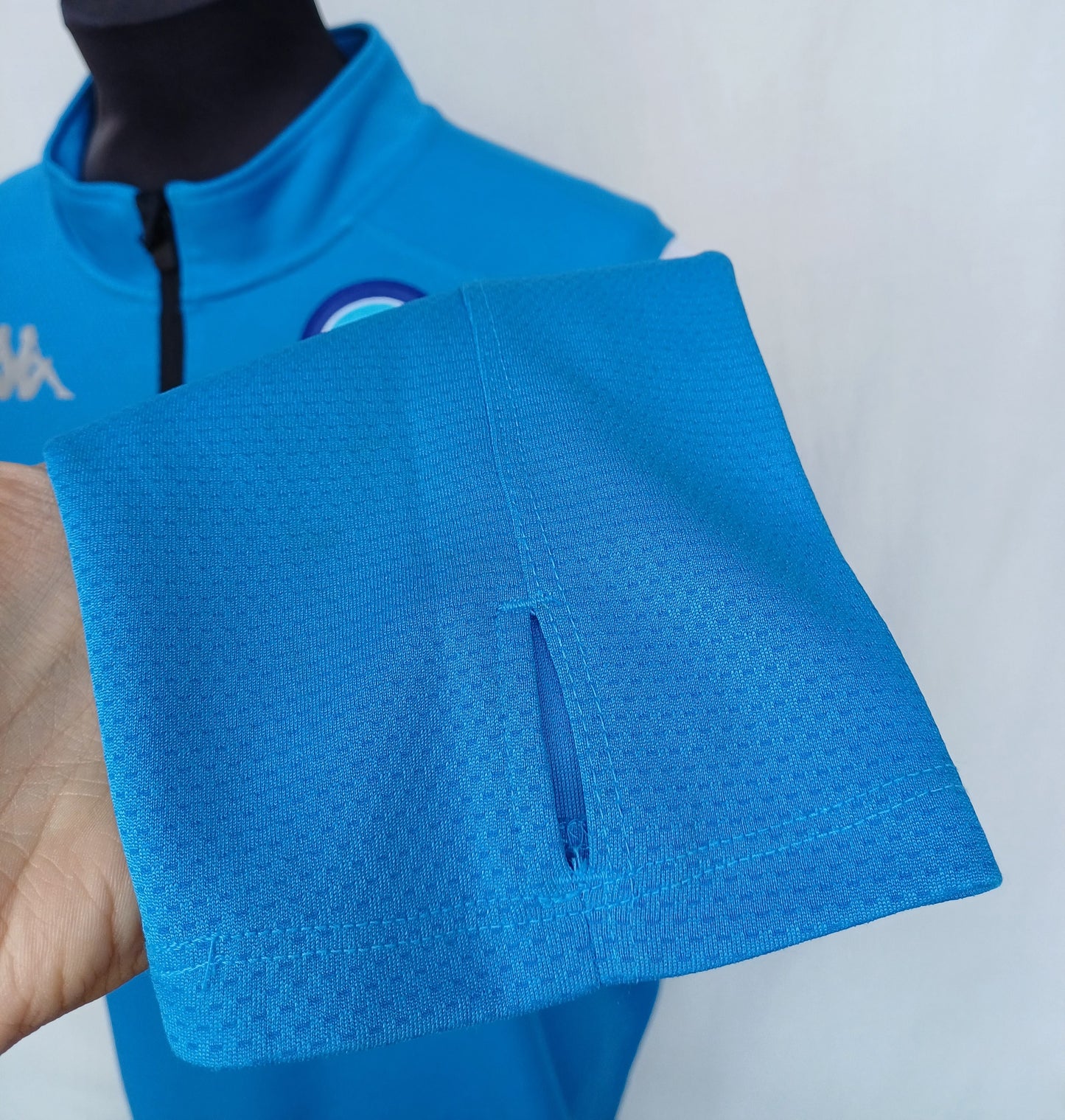 Napoli 2019/20 Kappa Zip Training Pullover Sweater Mens XL