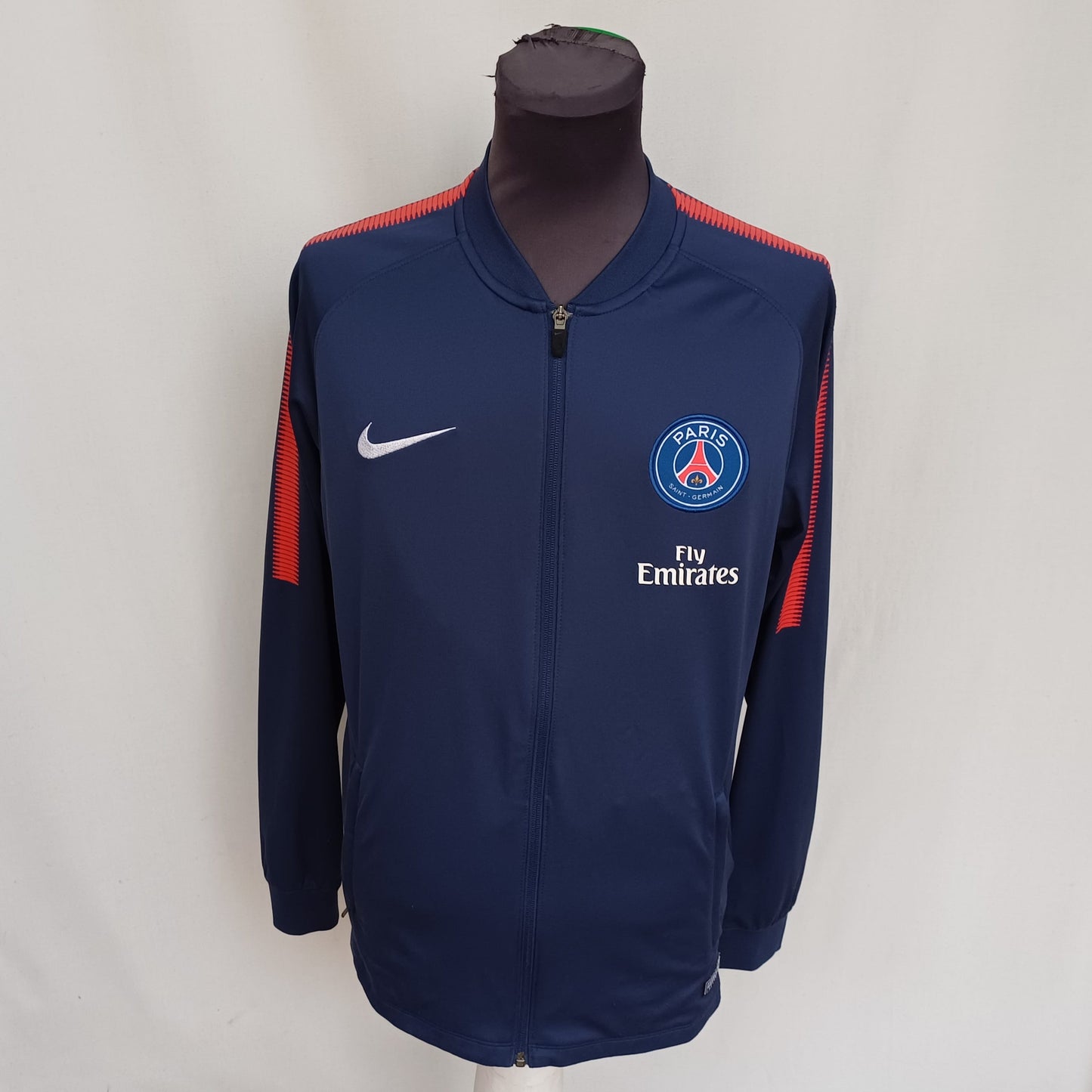 Paris Saint Germain PSG 2017/18 Nike Track Top Jacket Mens M