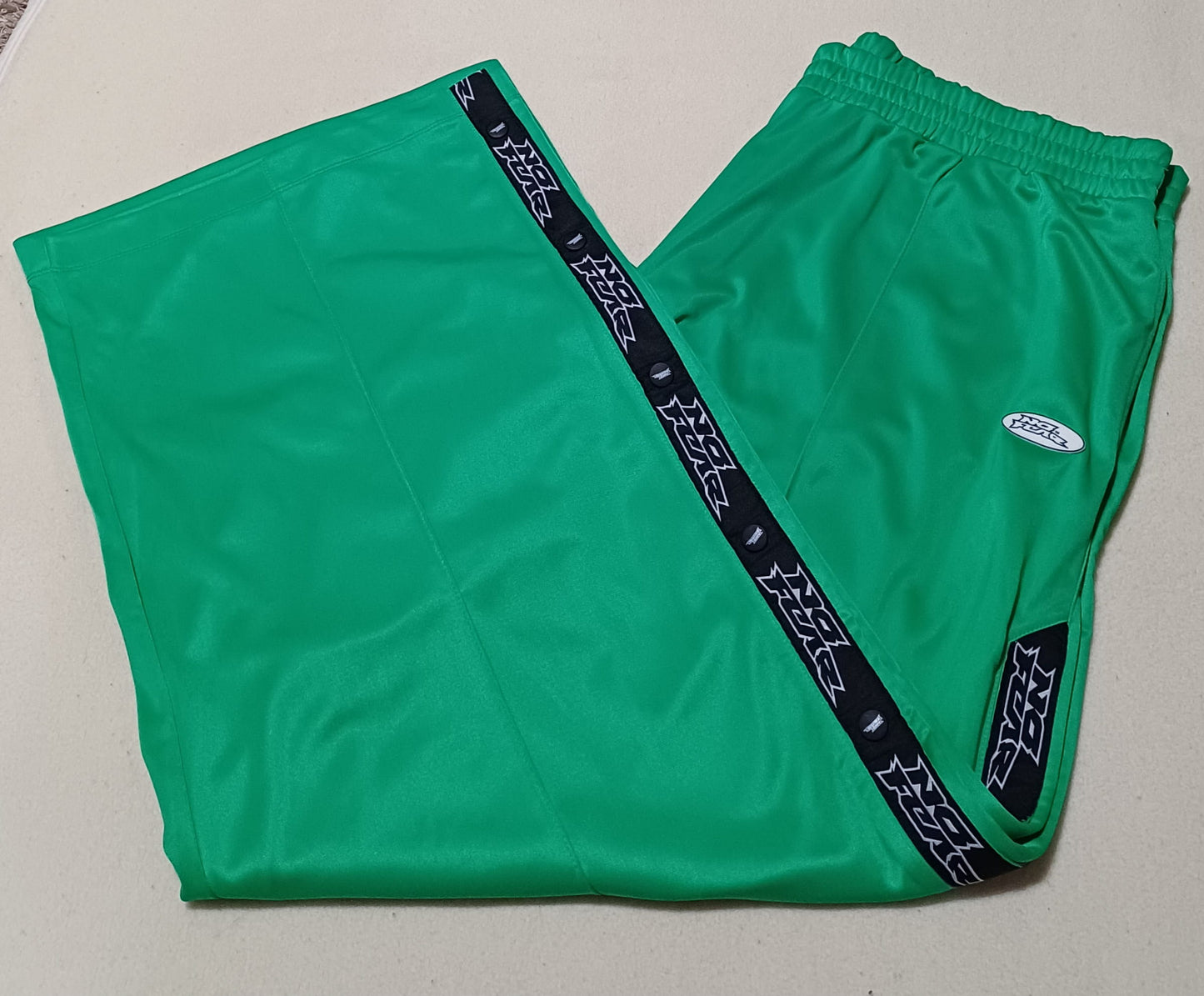 No Fear X H&M Side buttons Wide Leg Track Pants Trousers Mens 2XL