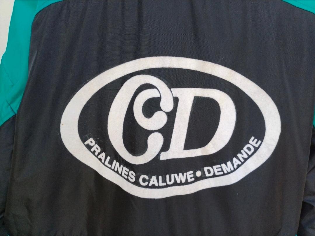 Vintage 90s Adidas Bench Coat Long Padded Jacket Mens XL