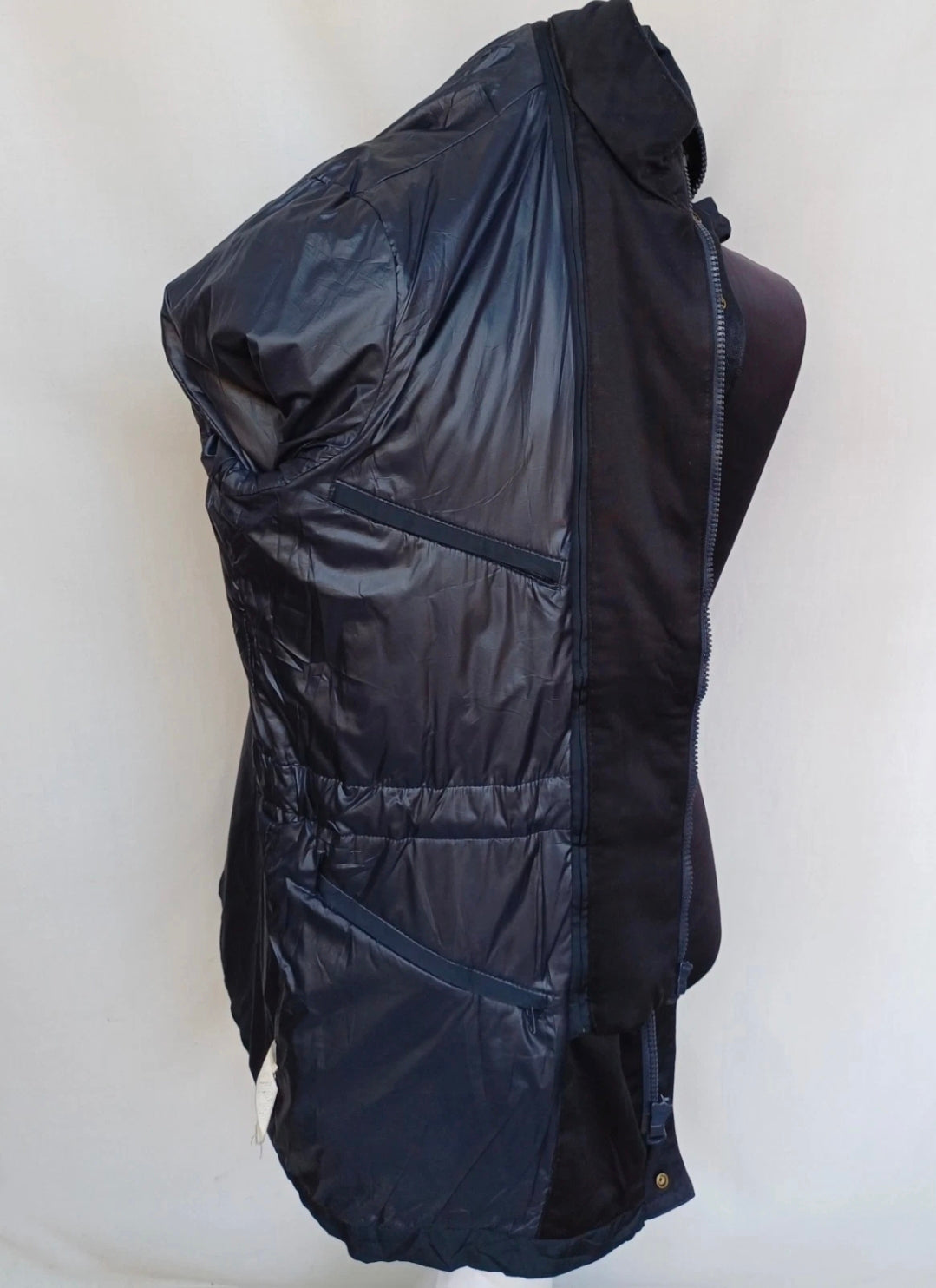 Paul & Shark Double Zipper Multi-Pockets Field Padded Hooded Jacket Mens L