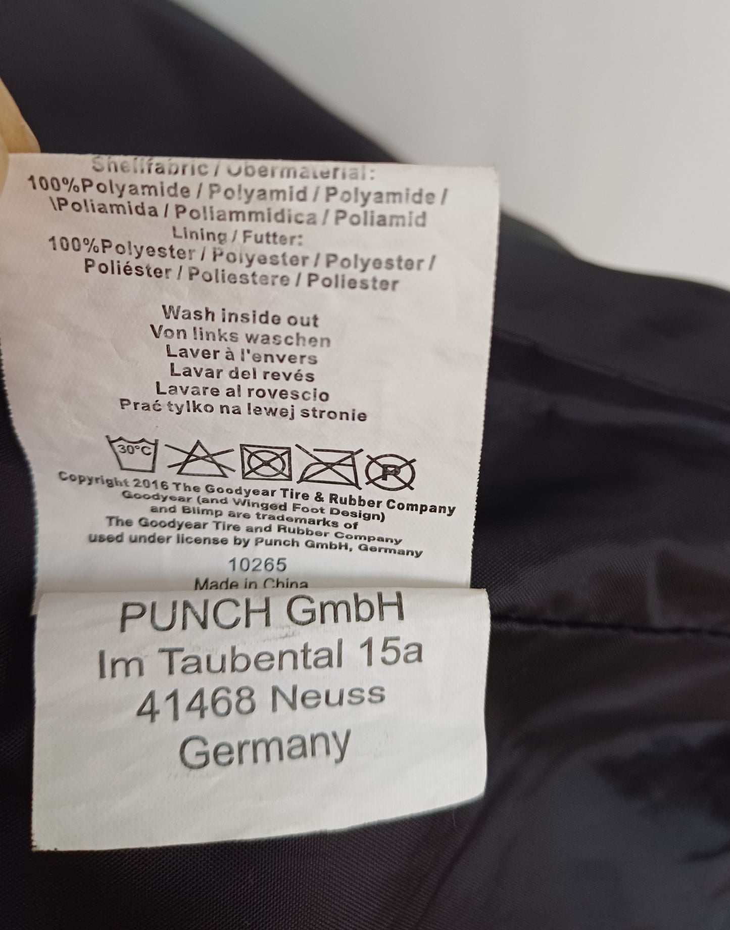 Goodyear Official Monahans Racing Jacket Mens M