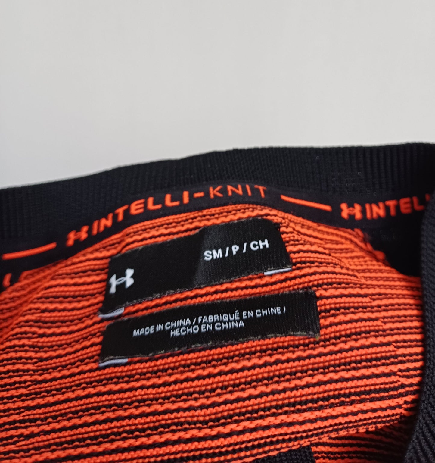 Under Armour Intelliknit Zip Running Shirt Mens S