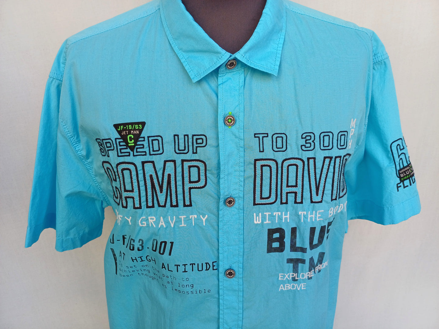 New Without Tags Camp David Cotton Button-Up Shirt Mens XL
